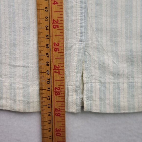 Levis Group Twelve Vintage Striped Midi Skirt Soft Cotton USA 14 *Callout - Picture 12 of 13